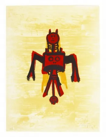 Litografía Lam - El ultimo viaje del buque fantasma - 11