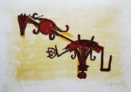 Litografía Lam - El ultimo viaje del buque fantasma 2