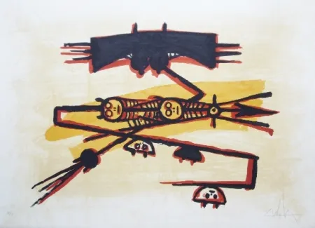 Litografía Lam - El ultimo viaje del buque fantasma - 3