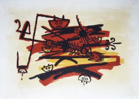 Litografía Lam - El ultimo viaje del buque fantasma - 4