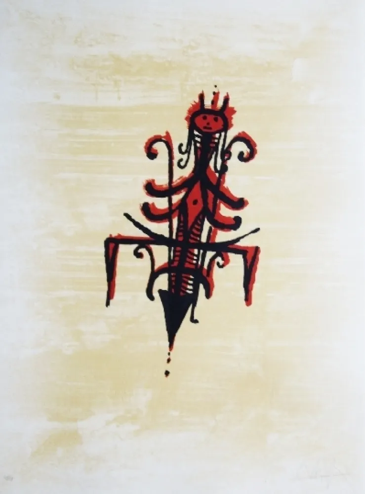 Litografía Lam - El ultimo viaje del buque fantasma - 7