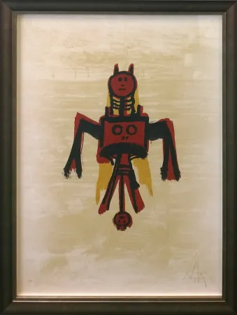 Litografía Lam - EL ULTIMO VIAJE DEL BUQUE FANTASMA