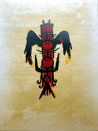 Litografía Lam - El ultimo viaje del buque fantasma - 9