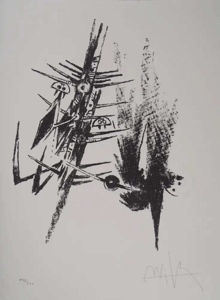 Grabado Lam - Figures Fantastiques