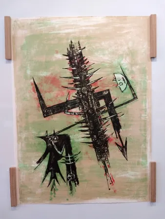 Litografía Lam - Hommage a Picasso