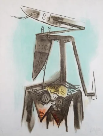 Litografía Lam - Le regard vertical 2