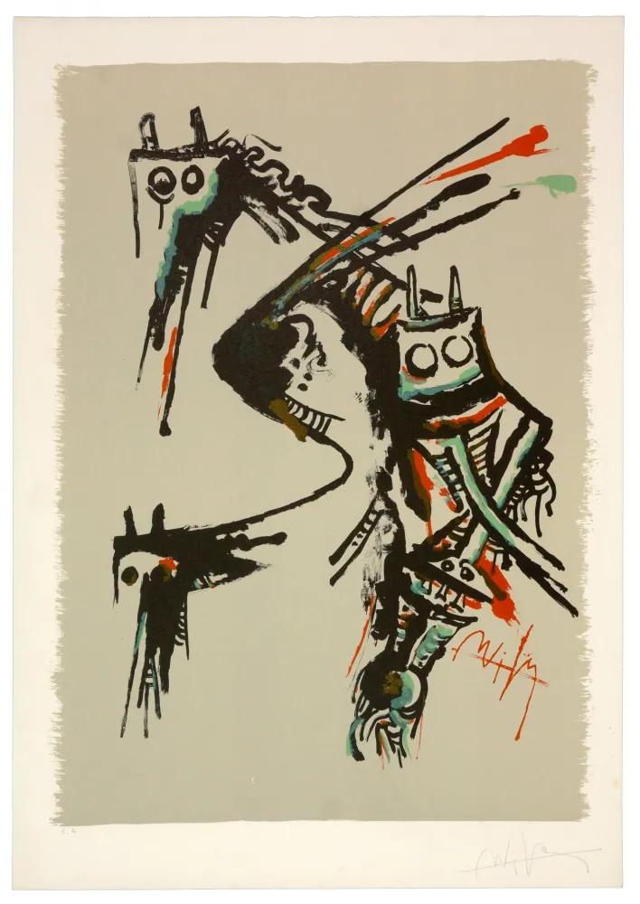 Litografía Lam - Salon de Mai