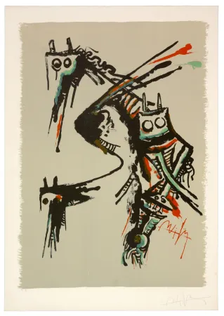 Litografía Lam - Salon de Mai