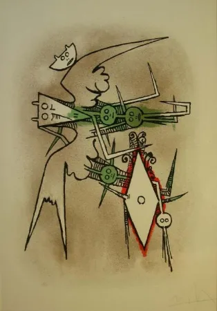 Litografía Lam - SENZA TITOLO