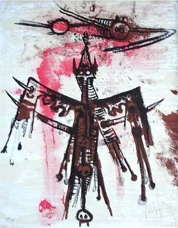 Litografía Lam - Senza titolo