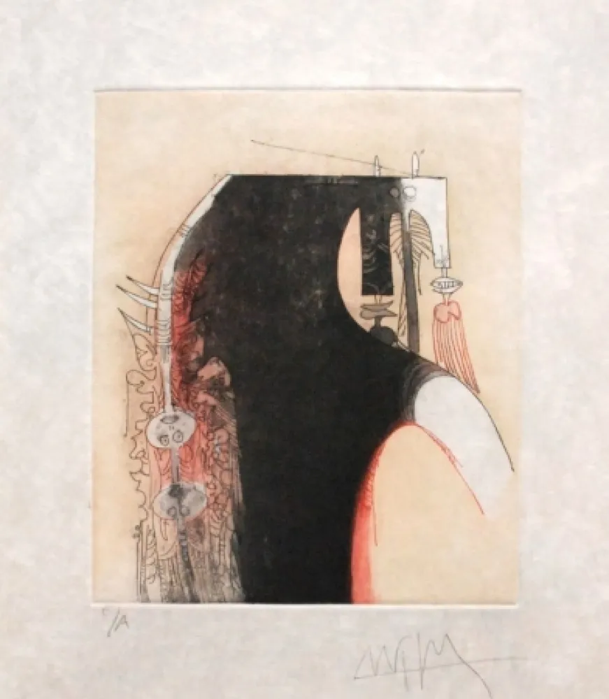 Aguafuerte Y Aguatinta Lam - Senza titolo