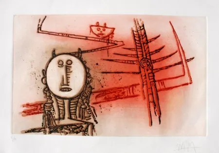 Aguafuerte Y Aguatinta Lam - Senza titolo