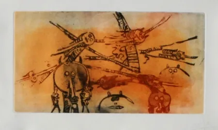 Aguafuerte Y Aguatinta Lam - Senza titolo