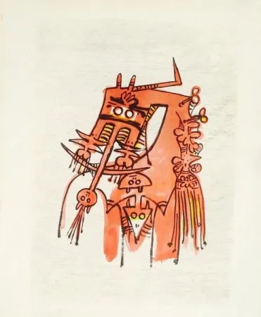 Litografía Lam - Senza titolo