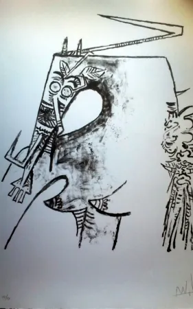 Litografía Lam - S/T