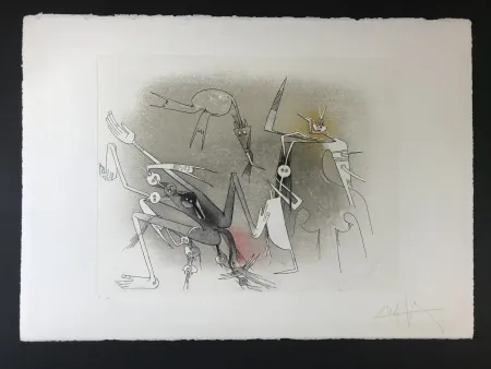 Aguafuerte Y Aguatinta Lam - Untitled from ''Visible invisible folder''