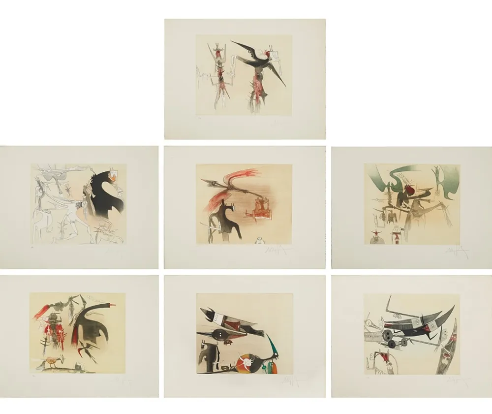 Aguafuerte Y Aguatinta Lam - Untitled Suite (TR 7901-7907)