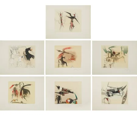 Aguafuerte Y Aguatinta Lam - Untitled Suite (TR 7901-7907)