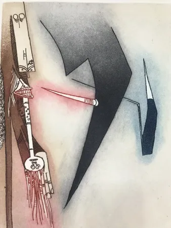 Aguafuerte Y Aguatinta Lam - Vingtième Parallèle Suite ( 20th Parallel Series )