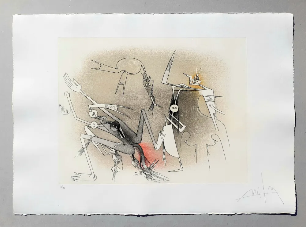 Aguatinta Lam - Visble invisible