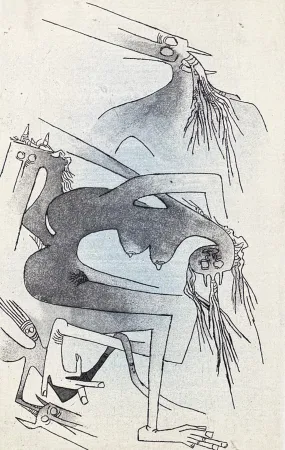 Litografía Lam - Wifredo Lam (1902–1982) – Apostroph’ Apocalypse – Color lithograph on paper – 1967