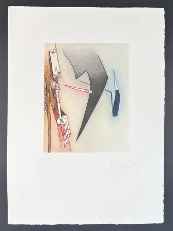 Grabado Lam - Wifredo Lam (1902-1982) - Coloured etching and aquatint - 1966