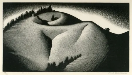 Grabado En Madera Landacre - Hill