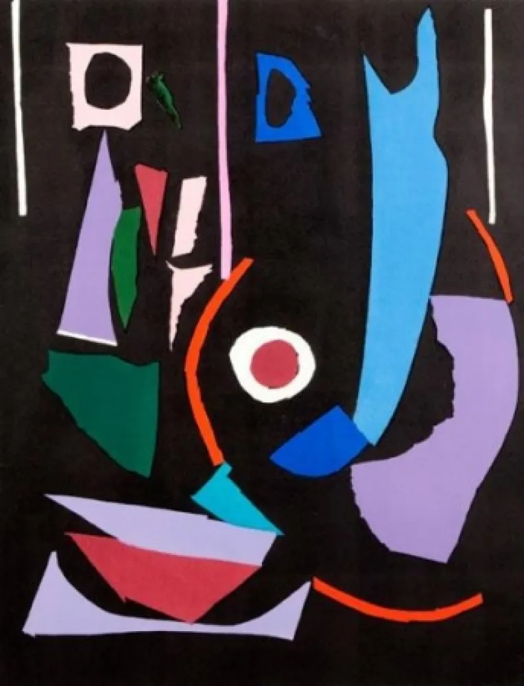 Litografía Lanskoy - Composition