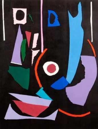 Litografía Lanskoy - Composition