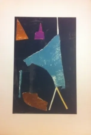 Litografía Lanskoy - Composition