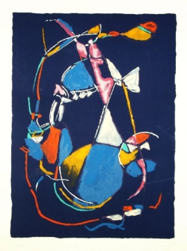 Litografía Lanskoy - Composition 7