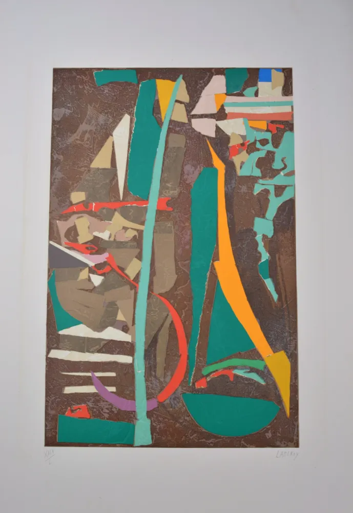 Litografía Lanskoy - Journal d'un fou