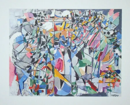 Litografía Lanskoy - Les heures, les jours et les années