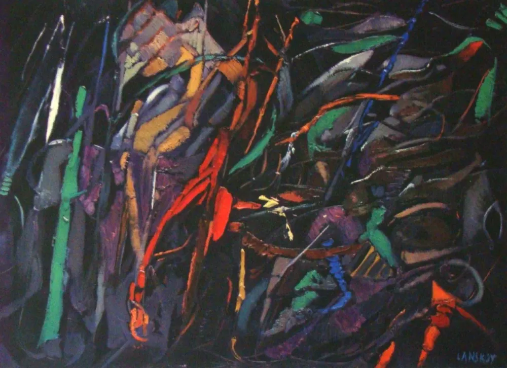 Litografía Lanskoy - Nostalgie vaincue