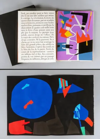 Libro Ilustrado Lanskoy - Pierre Lecuire : CORTÈGE. 24 pochoirs (ex. de tête avec suite complète) 1959.