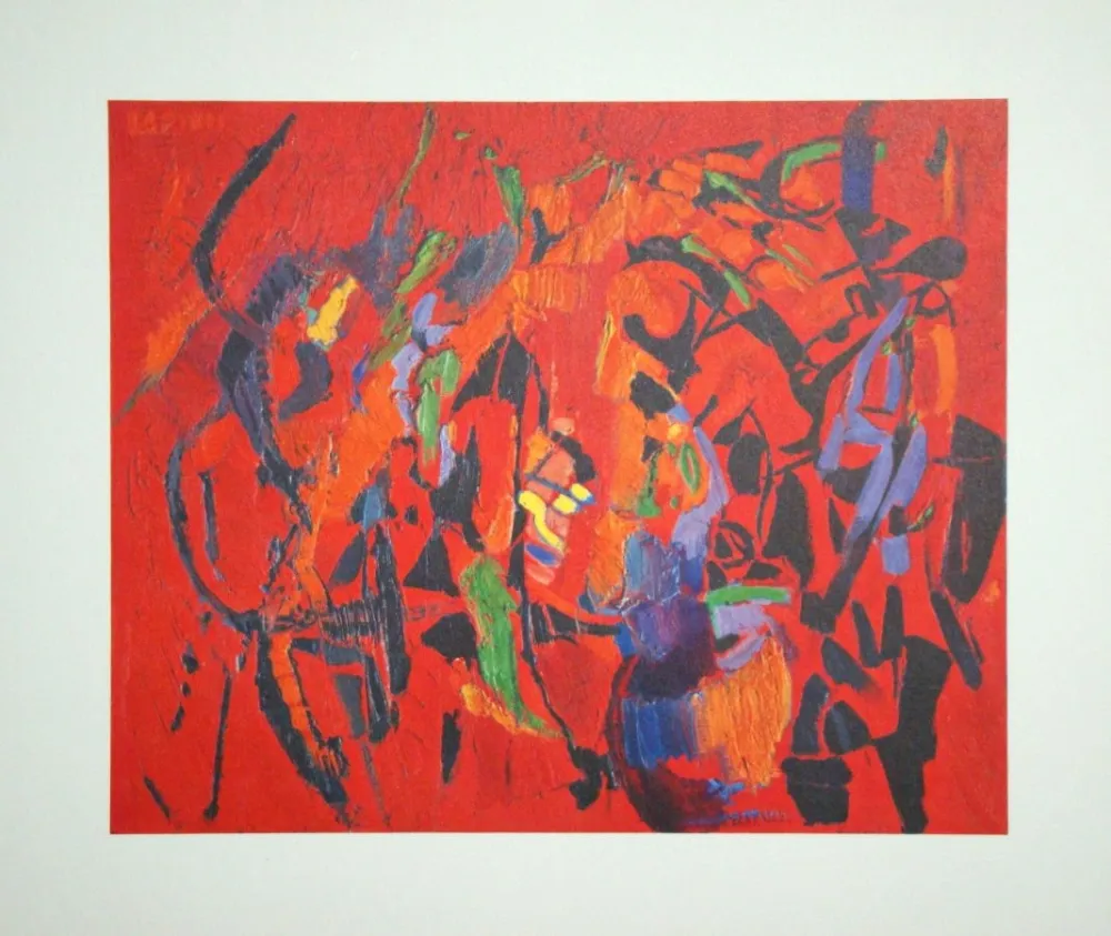 Litografía Lanskoy - Rupture poétique