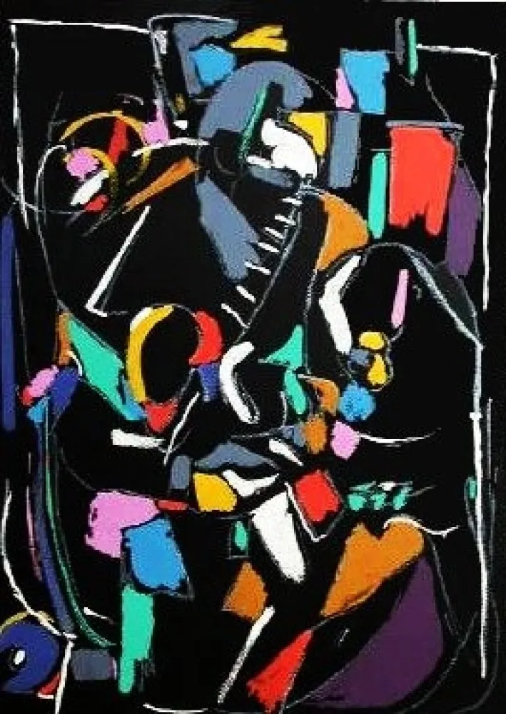 Litografía Lanskoy - Sans titre