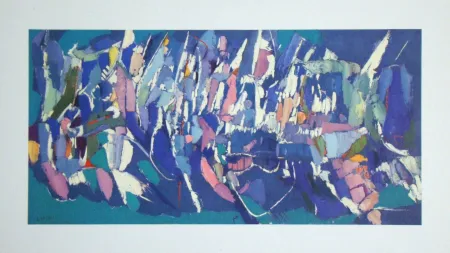 Litografía Lanskoy - Ville fantôme