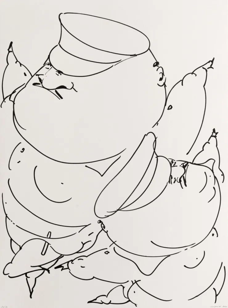 Litografía Lanzarini  - Demostración de autoridad