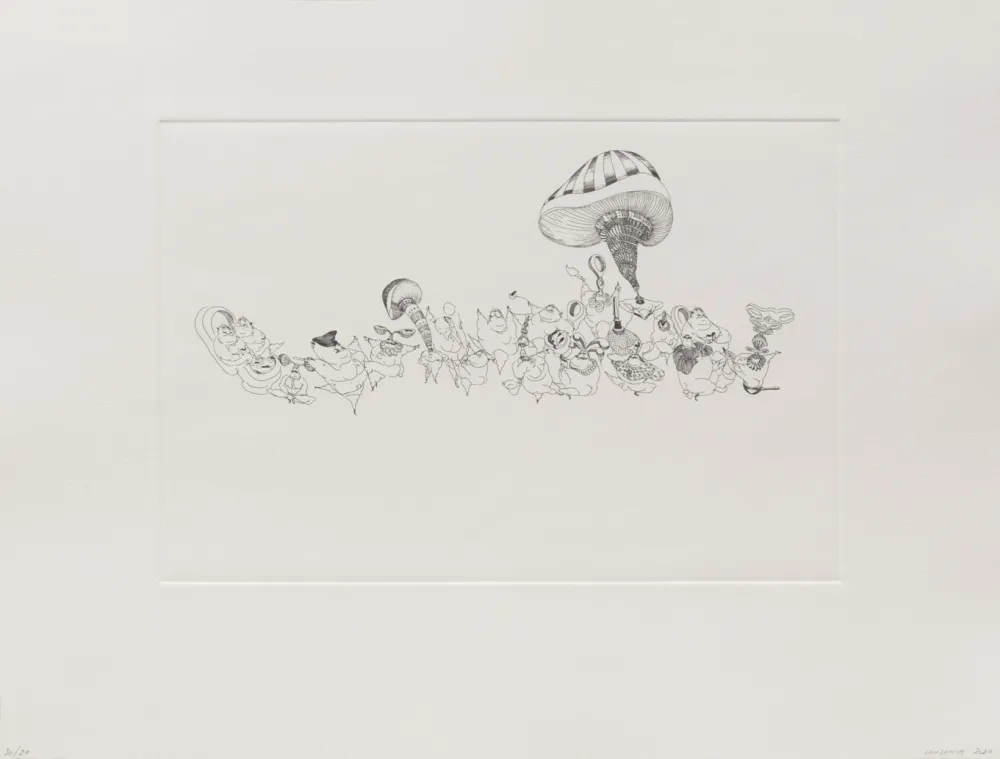 Grabado Lanzarini  - Sensación de agobio