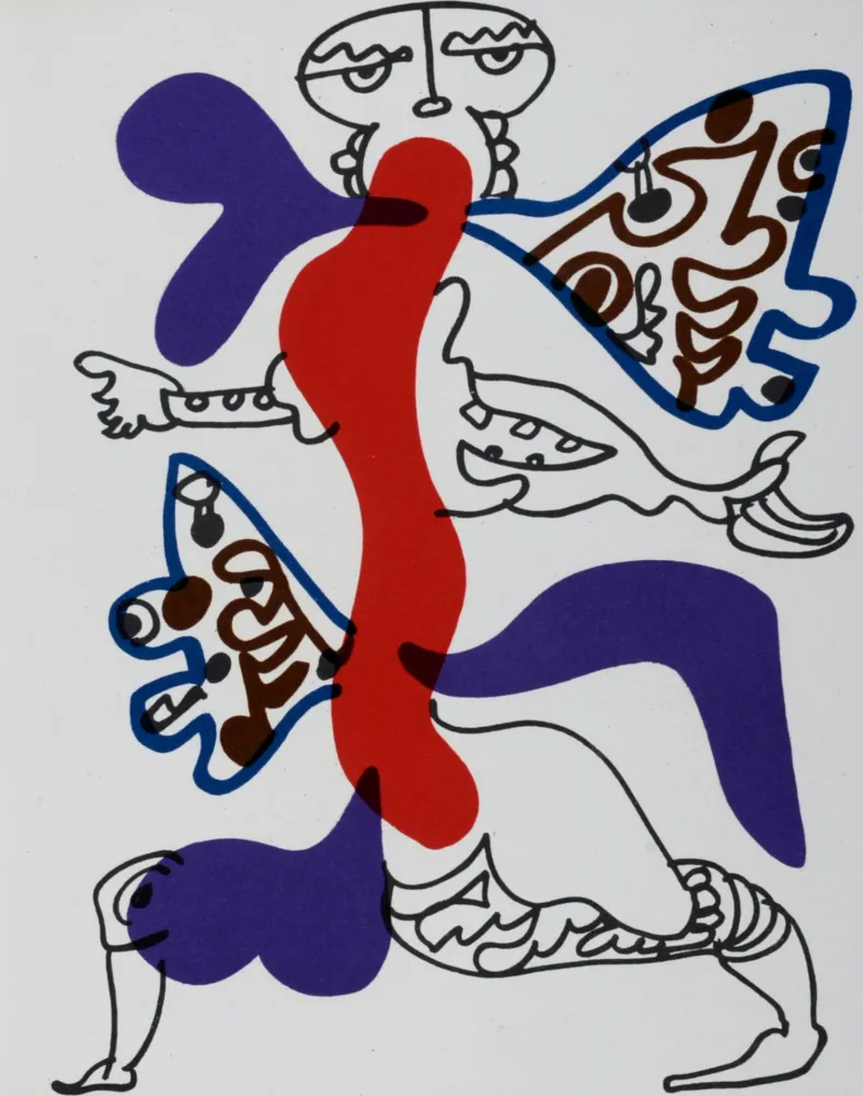 Litografía Lapicque - Apocalypse, 1974