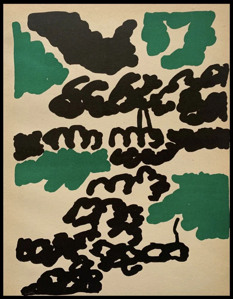 Litografía Lapicque - Composition 