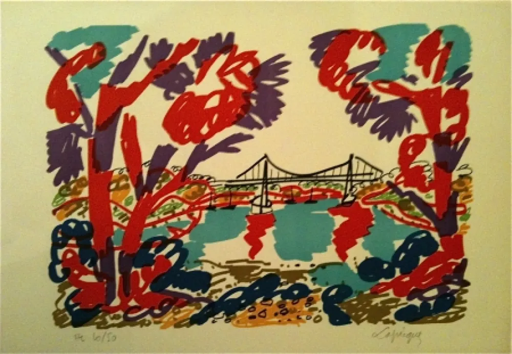 Litografía Lapicque - Sans titre