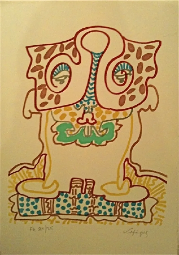 Litografía Lapicque - Sans titre