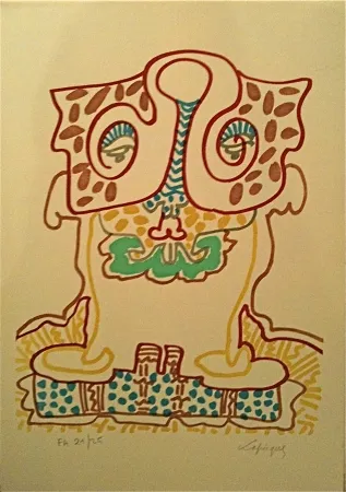 Litografía Lapicque - Sans titre