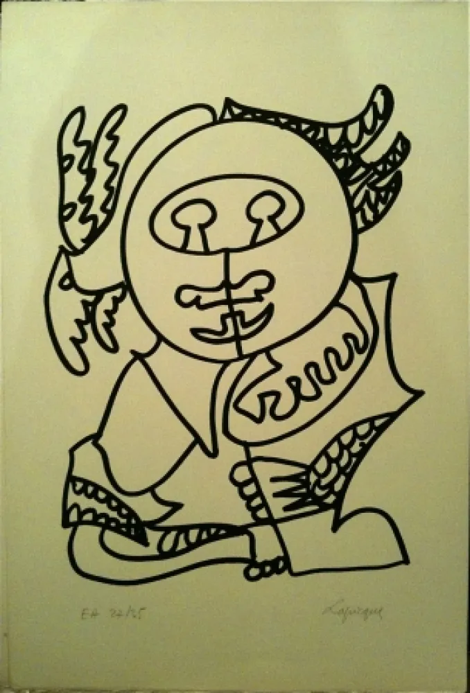 Litografía Lapicque - Sans titre