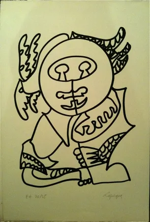 Litografía Lapicque - Sans titre