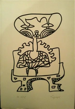 Litografía Lapicque - Sans titre