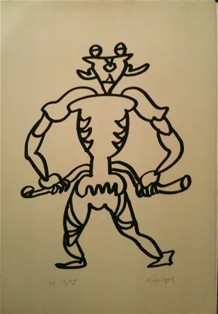 Litografía Lapicque - Sans titre