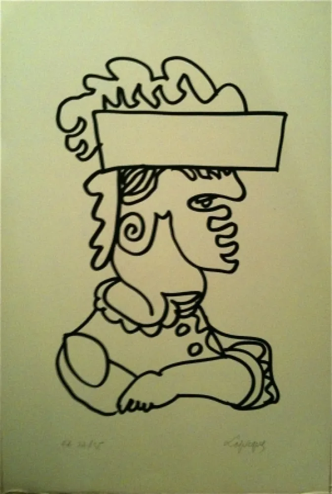 Litografía Lapicque - Sans titre